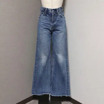 스라이 JEANS 컷오프 플레어 데님 팬츠 23인치