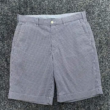 폴로 골프 시어서커 스트레치 하프 팬츠 깅엄 체크 올 패턴 32