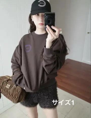 CLANE 10TH LOGO SWEAT TOPS 사이즈 1