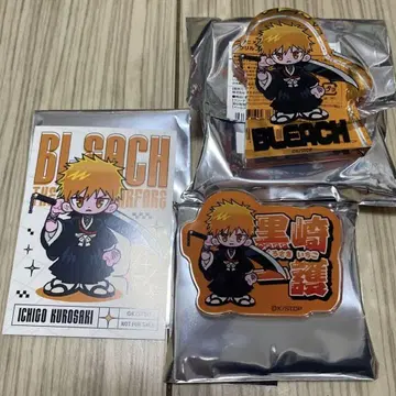 BLEACH 블리치 쿠로사키 이치고 메디 코스 아크릴 블록 네임 배지