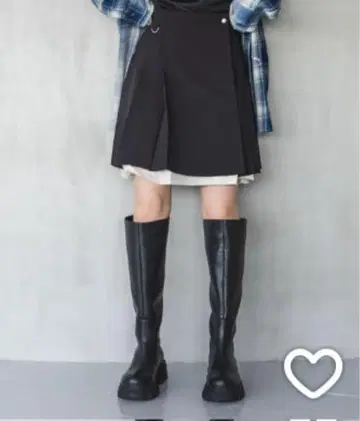 지나시스 플리츠 스커트
