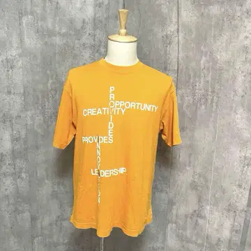 GIORDANO 프린트 로고 심플 티셔츠 오버 사이즈 구제 의류