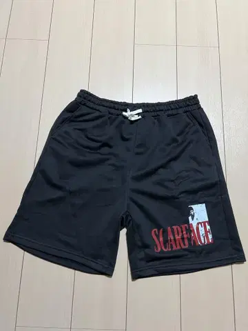 스카페이스 하프 팬츠 블랙 XL 토니 몬타나 알파치노
