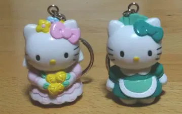 초레어 헬로키티 키홀더 레트로 2개 세트