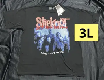 새상품 Slipknot 슬립낫 락 티셔츠 2XL 3L 밴딩 티셔츠