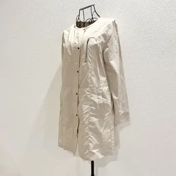 내추럴 뷰티 베이직 노카라 스프링 코트 S 베이지