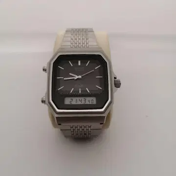 세이코 실버 웨이브 아나데지 작동 중 배터리 교체 완료 M449-502A