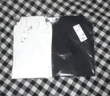 드라이 EXUV 컷 하프 지퍼 티셔츠 긴팔 UNIQLO