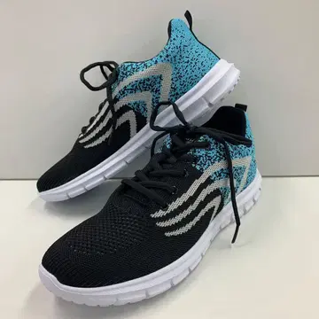 새상품 남성용 25.5cm 경량 스포츠 스니커즈 블랙 2387