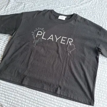 nunuforme PLAYER 티셔츠 블랙 성인 사이즈