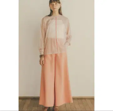 클라네 GEORGETTE LOOSE WIDE PANTS