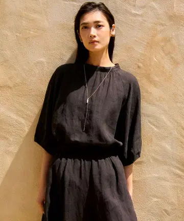 23구 [세탁 가능] LIBECO 린넨 볼륨 슬리브 블라우스 린넨