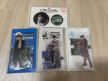 SixTONES 모리모토 신타로 1주년 캔뱃지 아크릴 스탠드 3개 세트