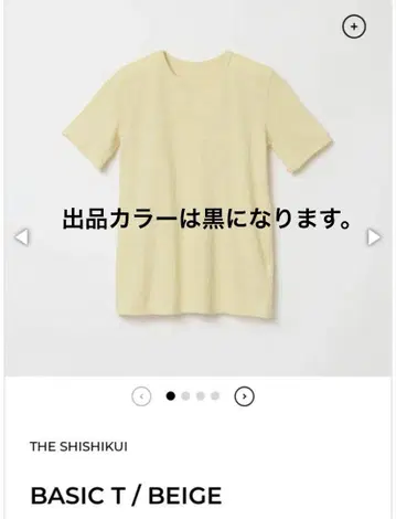 THE SHISHIKUI BASIC T 시시키이 티셔츠