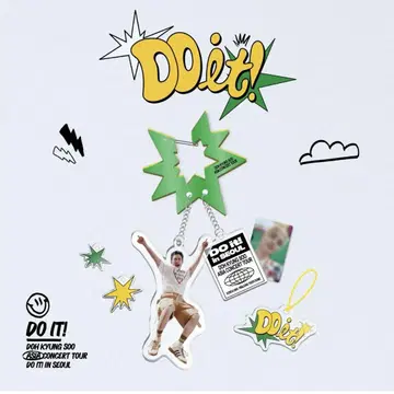 EXO 경수 서울 콘서트 DO it! 트레이딩 카드 포함 카라비너
