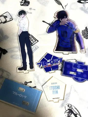 블루 록 베이스 야드 도쿄 아크릴 스탠드 이토시 린 TSUTAYA