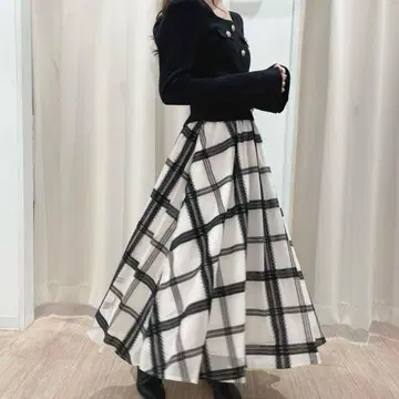 An MILLE 튤 체크 SK