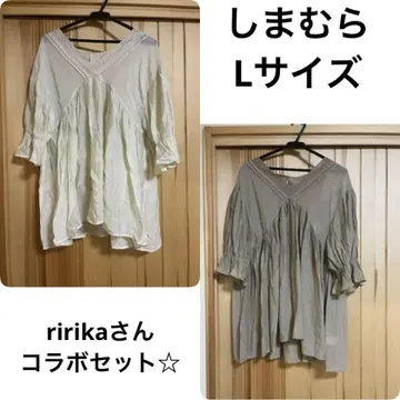시마무라 ririka 레이스 블라우스