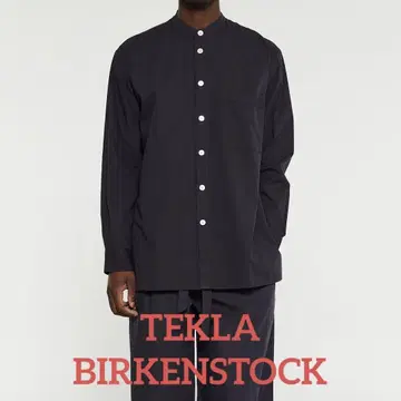 [새상품] TEKLA BIRKENSTOCK 테클라 노카라 셔츠 네이비