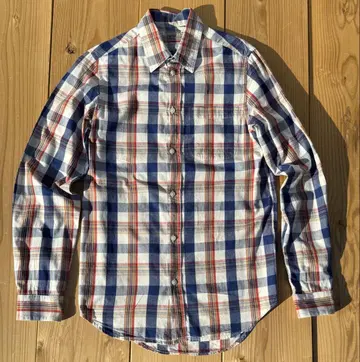 컨디션 최상 A.P.C. MADRAS 체크 셔츠 아페쎄 마드라스