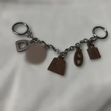 새상품 가죽 백 참 실버 체인