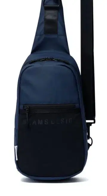 BEAMS DESIGN ELASTIC MESH 바디백 네이비 새상품
