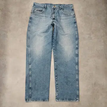Wrangler 랭글러 W38 블루 데님 하의 구제 의류 파랑 14049