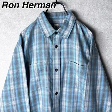 미사용 새상품 Ron Herman 체크 셔츠 론 헤르만