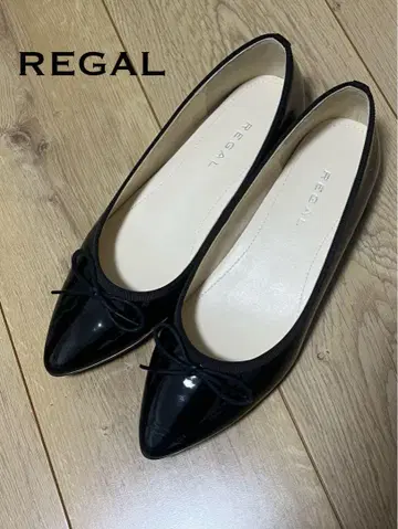 REGAL 리갈 스틸레토 플랫슈즈 블랙 23cm