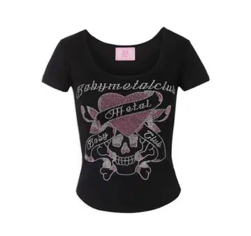 Babymetalclub Bmc twinkle skull t 블랙
