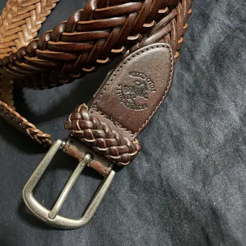 BEVERLY HILLS POLO CLUB 가죽 메쉬 벨트