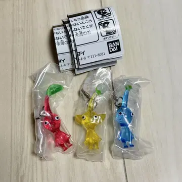 피크민 메지루시 액세서리 빨간 피크민 파란 피크민 노란 피크민 3개 세트