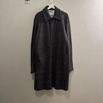 Dries van noten 하운드투스 체크 코트