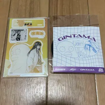 은혼 전시회 가츠라 코타로 레코드풍 코스터 아크릴 스탠드 세트