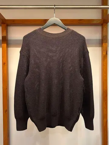 FUJI COTTON STANDARD KNIT(brown) 새상품 포커스