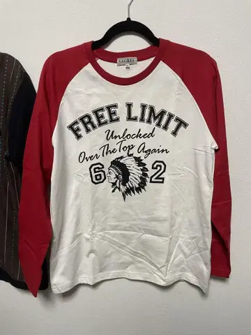 구제 의류 80s used 래글런 티셔츠 아메카지