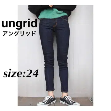 ungrid 언그리드 원 워시 하이 웨스트 스키니 데님 데님