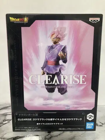 드래곤볼 CLEARISE 슈퍼 사이어인 로제 오공 블랙 피규어