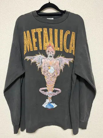 METALLICA 롱 슬리브 트레이닝복