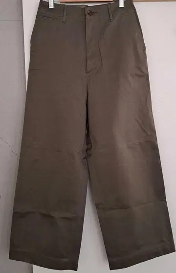auralee washed finx chino wide pants