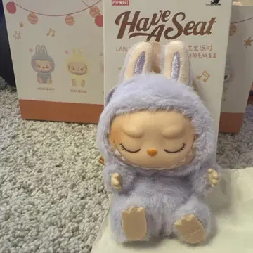 POP MART Have A Seat Labubu 봉제 인형