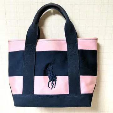 새상품급 랄프 로렌 Ralph Lauren 스트라이프 토트백