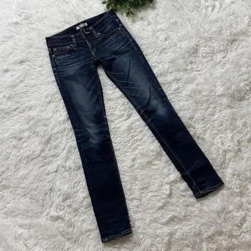 [새상품급] MOUSSY 마우지 데님 팬츠 청바지 스키니 인디고