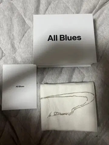 All Blues 실버 목걸이