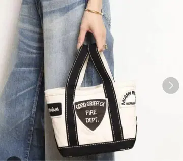 GOOD GRIEF! PATCE TOTE BAG