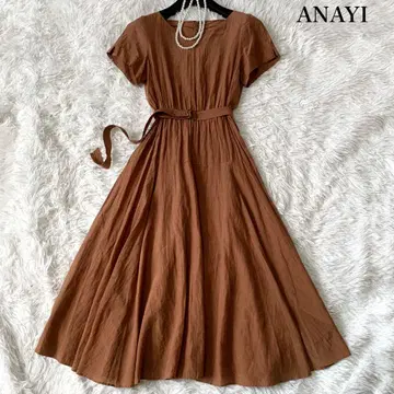 ANAYI 롱 원피스 반지 벨트 포함 36 사이즈 비침 현행 택