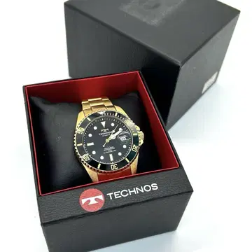 TECHNOS 손목시계 T4A82GB 골드