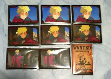 TRIGUN STAMPEDE 바쉬 캔뱃지 9종 세트