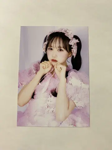 FRUITS ZIPPER 마츠모토 카렌 꽃무늬 의상 브로마이드