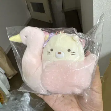 San-X 새상품 스미코구라시 미닛코 보육원 매달린 봉제 인형 고양이